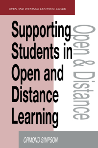 Imagen de portada: Supporting Students in Online Open and Distance Learning 1st edition 9780367088576