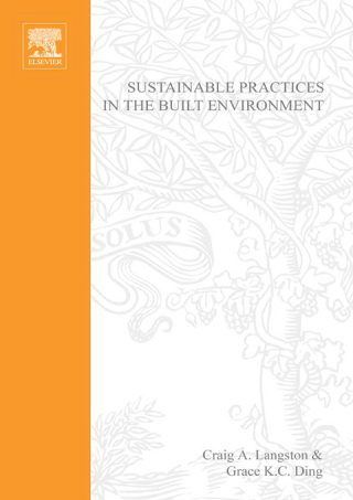 Cover image: Sustainable Practices in the Built Environment 1st edition 9781138177673