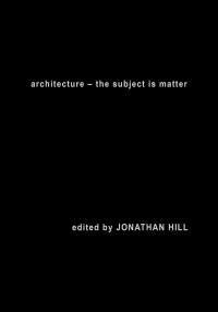 Omslagafbeelding: Architecture 1st edition 9780415235457