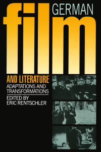 Cover image: German Film & Literature 1st edition 9781138153431