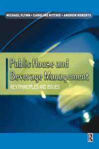 صورة الغلاف: Public House and Beverage Management 1st edition 9781138432789