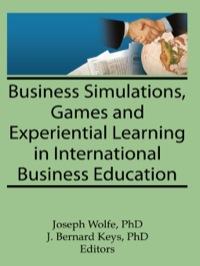 Cover image: Business Simulations, Games, and Experiential Learning in International Business Education 1st edition 9780789000415