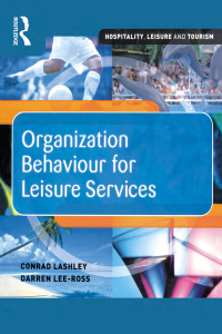 Cover image: Organization Behaviour for Leisure Services 1st edition 9781138143524