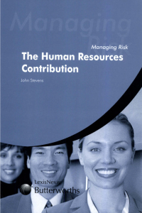 表紙画像: Managing Risk: The Human Resources Contribution 1st edition 9781138155824