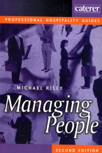 Imagen de portada: Managing People 2nd edition 9780750645362