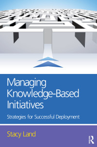 Cover image: Managing Knowledge-Based Initiatives 1st edition 9781138158290