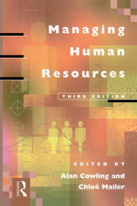 Cover image: Managing Human Resources 3rd edition 9780415503150