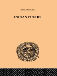 Imagen de portada: Indian Poetry 1st edition 9780415245005
