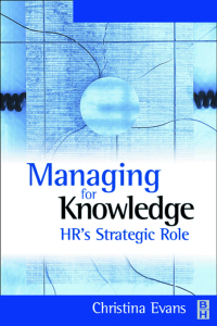 Imagen de portada: Managing for Knowledge 1st edition 9780750655668