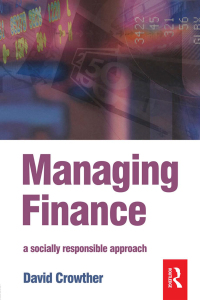 表紙画像: Managing Finance 1st edition 9780750661010