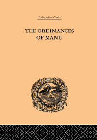 Titelbild: The Ordinances of Manu 1st edition 9780415245166