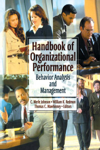 Cover image: Handbook of Organizational Performance 1st edition 9780789010872