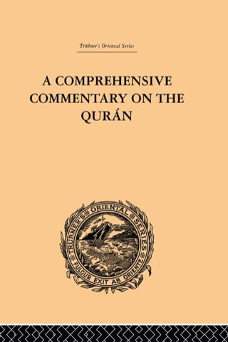 Cover image: A Comprehensive Commentary on the Quran 1st edition 9780415245302