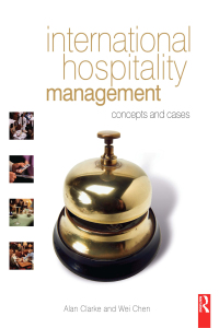 صورة الغلاف: International Hospitality Management 1st edition 9780750666756