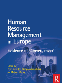 Cover image: HRM in Europe 1st edition 9781138135383