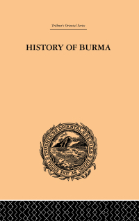 Cover image: History of Burma 1st edition 9780415865920