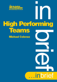 Cover image: High Performing Teams In Brief 1st edition 9781138454019