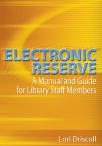 Imagen de portada: Electronic Reserve 1st edition 9780789015259