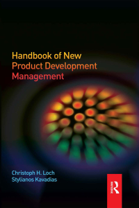 Imagen de portada: Handbook of New Product Development Management 1st edition 9780750685528