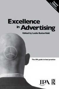 Imagen de portada: Excellence in Advertising 2nd edition 9780750644792