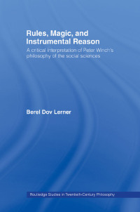Immagine di copertina: Rules, Magic and Instrumental Reason 1st edition 9780415758529