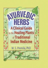 Cover image: Ayurvedic Herbs 1st edition 9780789017673