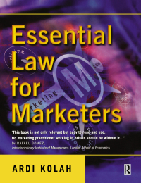 Omslagafbeelding: Essential Law for Marketers 1st edition 9780750655002