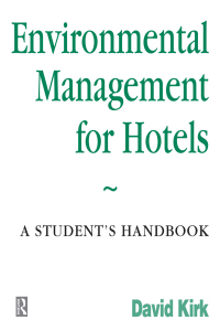 Cover image: Environmental Management for Hotels 1st edition 9780750623803