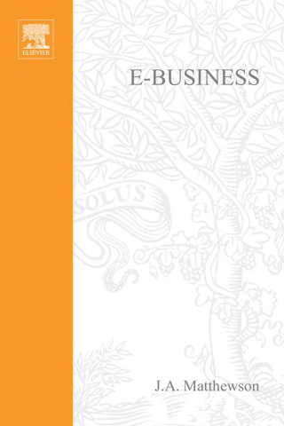 Cover image: e-Business - A Jargon-Free Practical Guide 1st edition 9781138418783