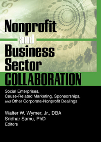 Imagen de portada: Nonprofit and Business Sector Collaboration 1st edition 9780789019936