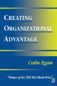 Imagen de portada: Creating Organizational Advantage 1st edition 9780750619370