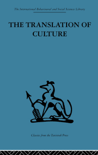 表紙画像: The Translation of Culture 1st edition 9780415606240