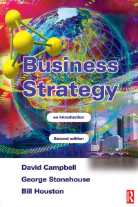 表紙画像: Business Strategy 2nd edition 9780750655699
