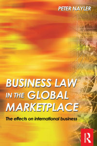 Imagen de portada: Business Law in the Global Marketplace 1st edition 9780750660051