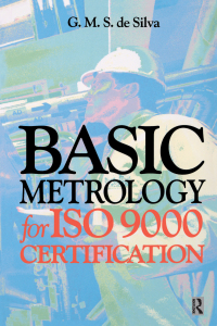 Cover image: Basic Metrology for ISO 9000 Certification 1st edition 9781138172227