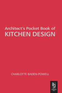 Cover image: Architect's Pocket Book of Kitchen Design 1st edition 9781138134638