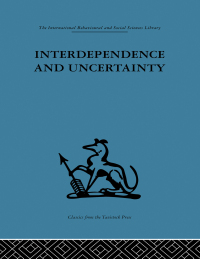Imagen de portada: Interdependence and Uncertainty 1st edition 9780415264372