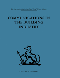 Imagen de portada: Communications in the Building Industry 1st edition 9780415264402