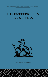 Cover image: The Enterprise in Transition 1st edition 9781138863781