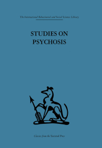 表紙画像: Studies on Psychosis 1st edition 9780415264495