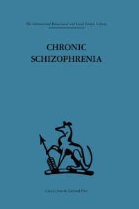 Cover image: Chronic Schizophrenia 1st edition 9781138882669