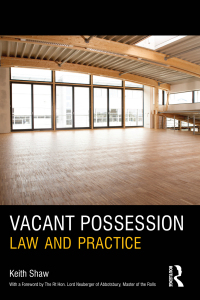 Cover image: Vacant Possession 1st edition 9780080966809