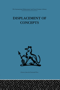 Cover image: Displacement of Concepts 1st edition 9780415264860