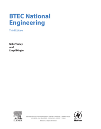 Omslagafbeelding: BTEC National Engineering 3rd edition 9780123822024
