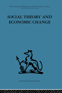 Cover image: Social Theory and Economic Change 1st edition 9780415866026