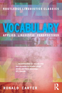 Cover image: Vocabulary 1st edition 9780415699334
