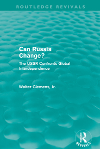 表紙画像: Can Russia Change? (Routledge Revivals) 1st edition 9780415500616