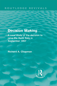 Imagen de portada: Decision Making (Routledge Revivals) 1st edition 9780415508179