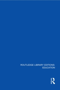 Cover image: Routledge Library Editions: Education Mini-Set M Special Education and Inclusion 1st edition 9780415508155