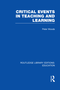 Imagen de portada: Critical Events in Teaching & Learning 1st edition 9780415689892